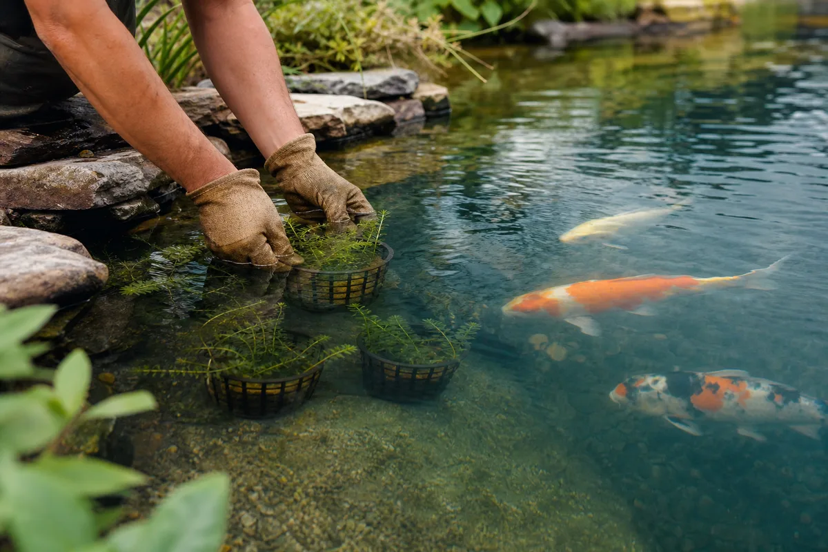 Wasserpflanzen für klares Wasser: Unterwasserpflanzen richtig setzen