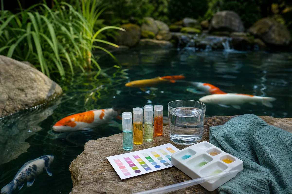 Wasserwerte verstehen: pH, KH und Nitrit im Gartenteich